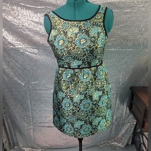 Vintage Brocade Skater Dress